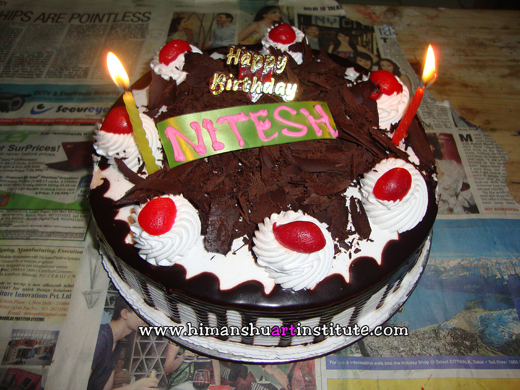 Thumb Image - Birthday Cake With Name Nitish , HD Wallpaper & Backgrounds