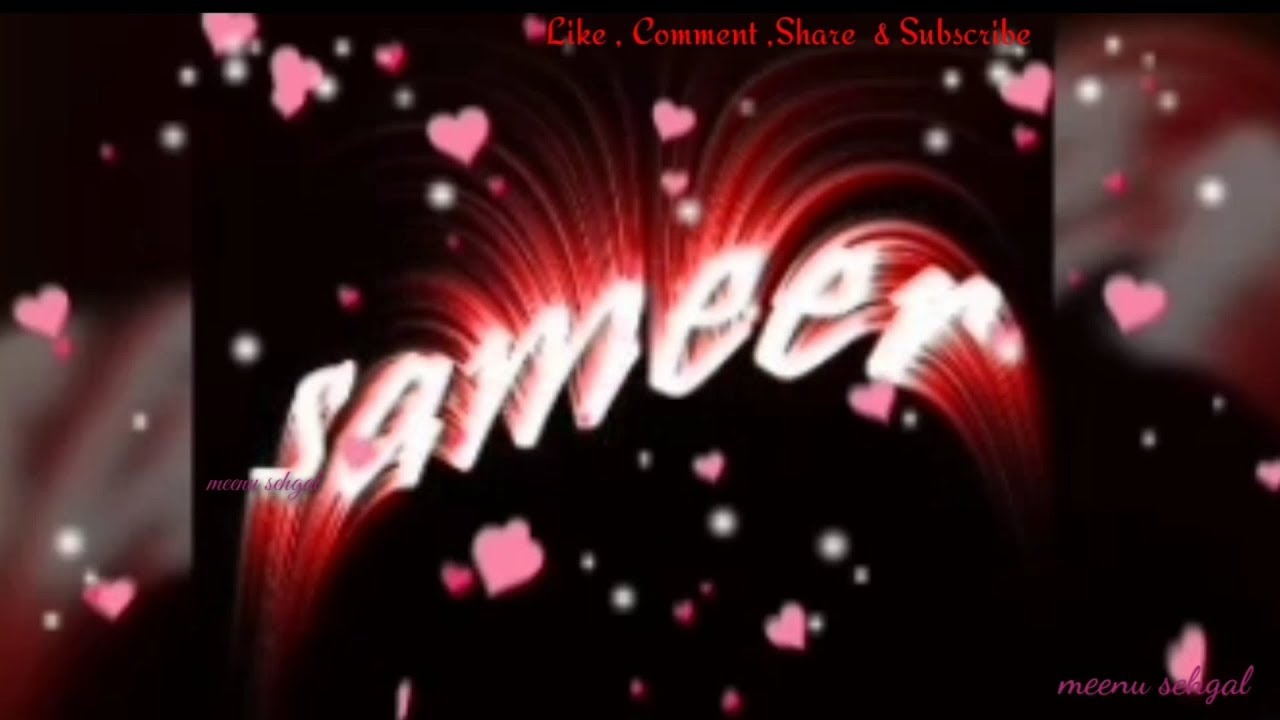 Sameer Name Whatsapp Status Video - Sameer Name Whatsapp Status , HD Wallpaper & Backgrounds