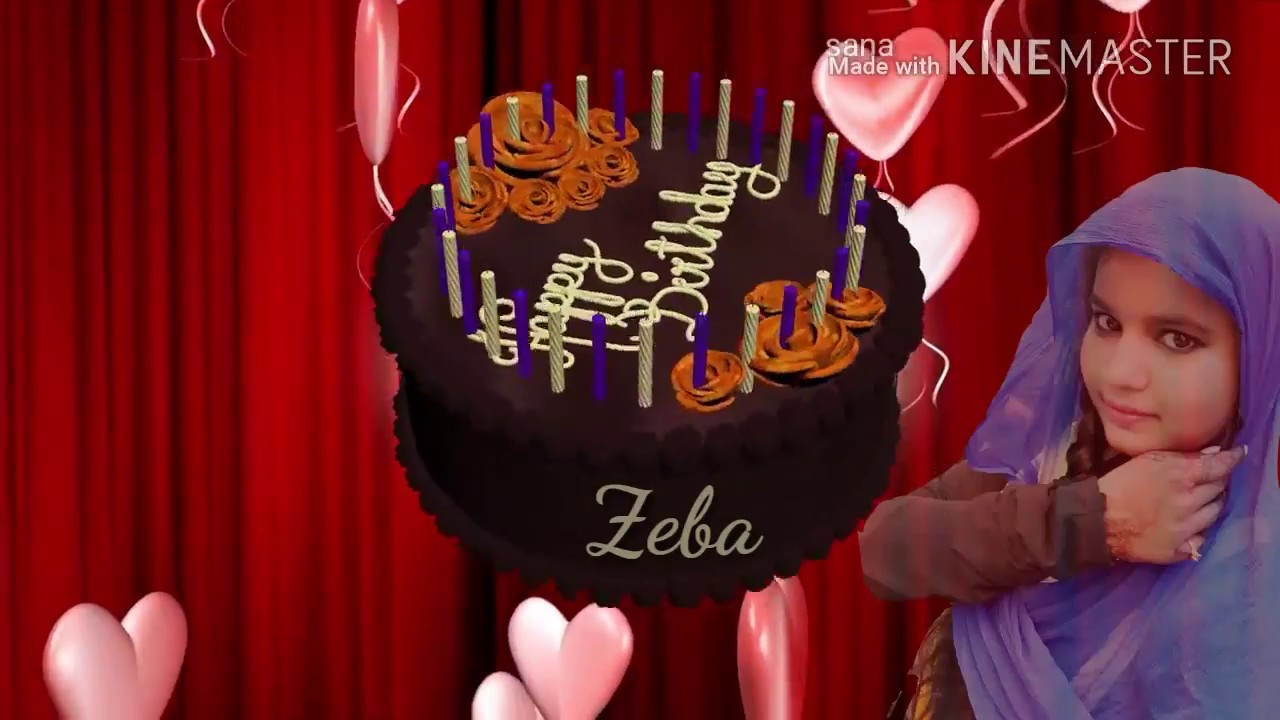 Happy Birthday Zeba - Decoration , HD Wallpaper & Backgrounds