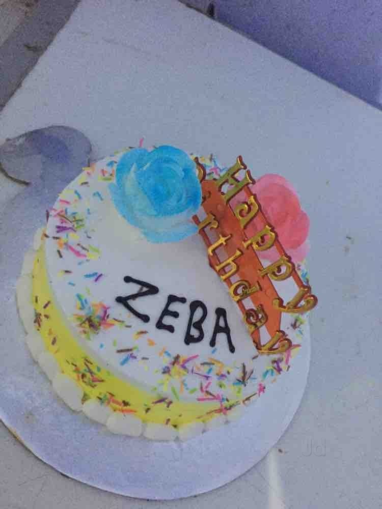 Z Bakers Photos Jajmau Kanpur Pictures Images Gallery - Happy Birthday Zeba Cake , HD Wallpaper & Backgrounds