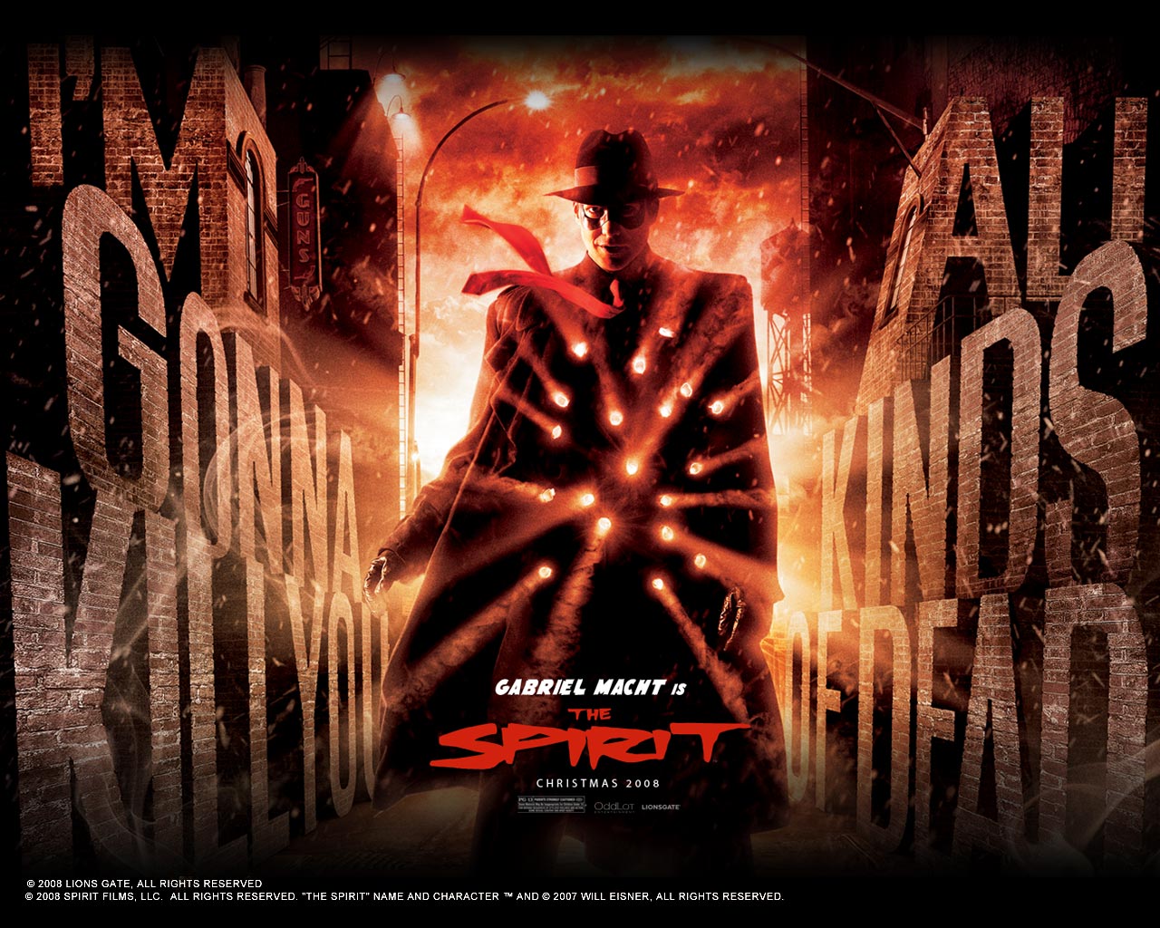 The Spirit Wallpaper - Perspective Movie Poster , HD Wallpaper & Backgrounds