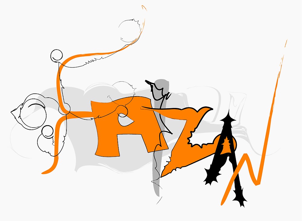 Typography By Faizan Qureshi - Faizan Name Wallpaper Hd , HD Wallpaper & Backgrounds