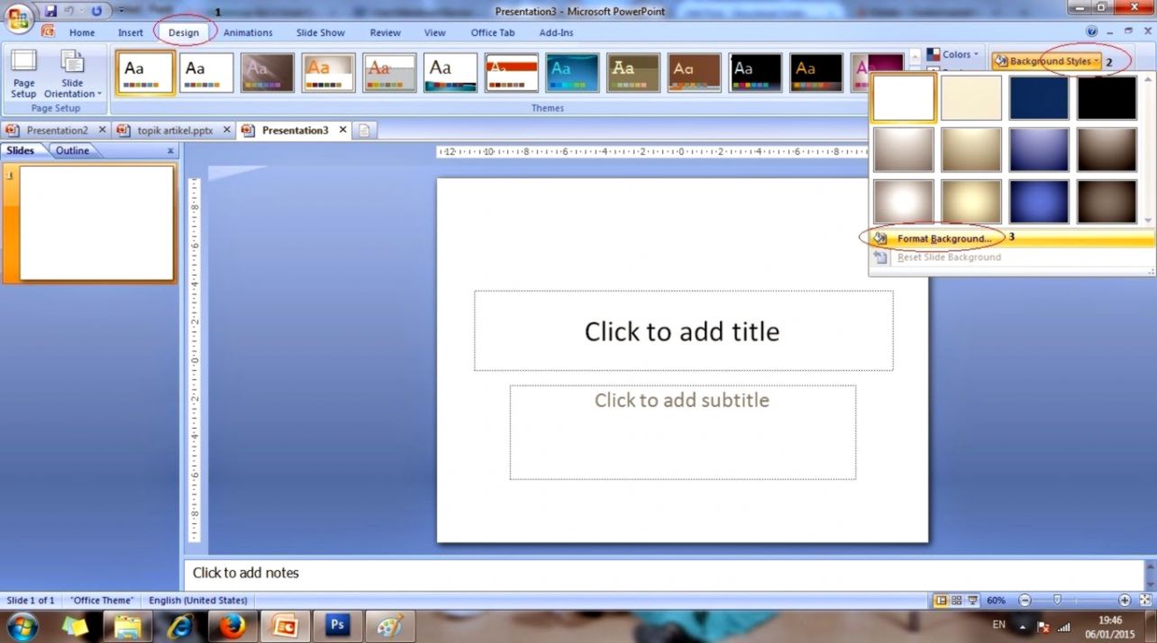 Cara Membuat Background Desktop Bergerak Windows 7 - Plan Powerpoint , HD Wallpaper & Backgrounds