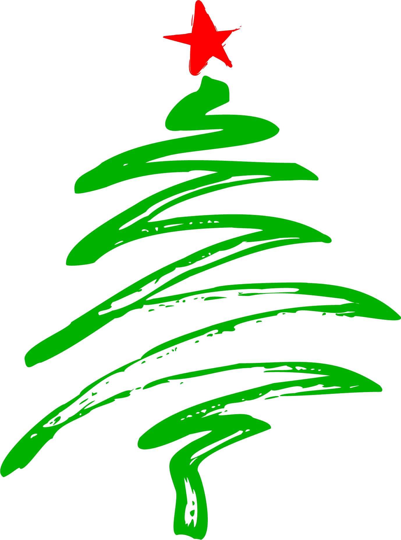 Christmas Tree Vector Line , HD Wallpaper & Backgrounds