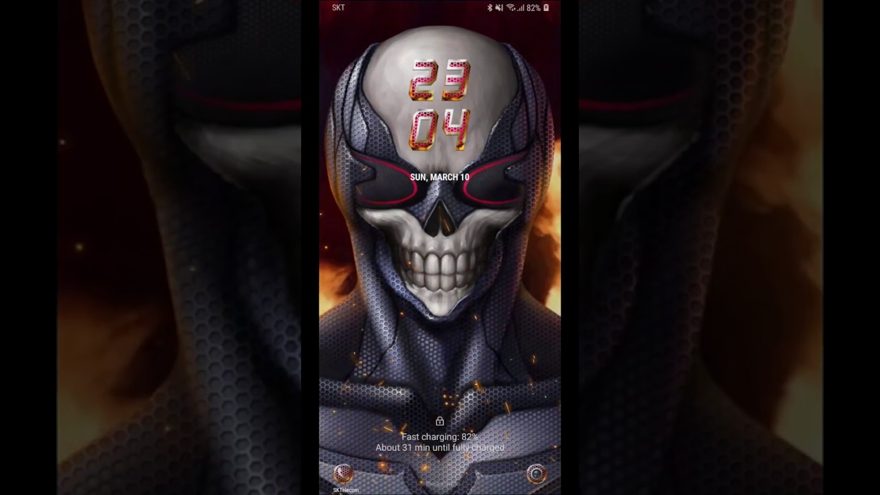 [samsung Themes-animated Wallpaper] Mr Skull Superhero - Skull , HD Wallpaper & Backgrounds