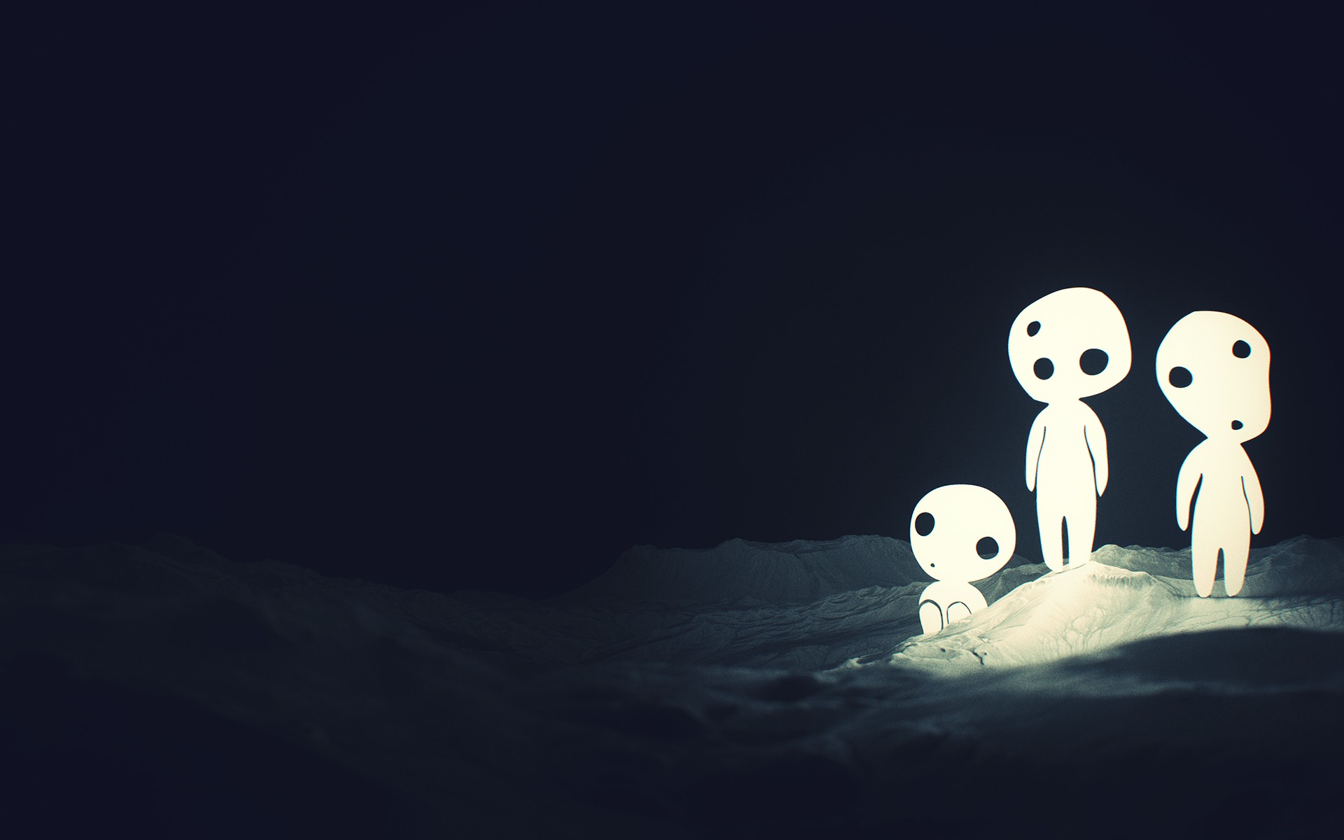 View Kodama , - Studio Ghibli , HD Wallpaper & Backgrounds