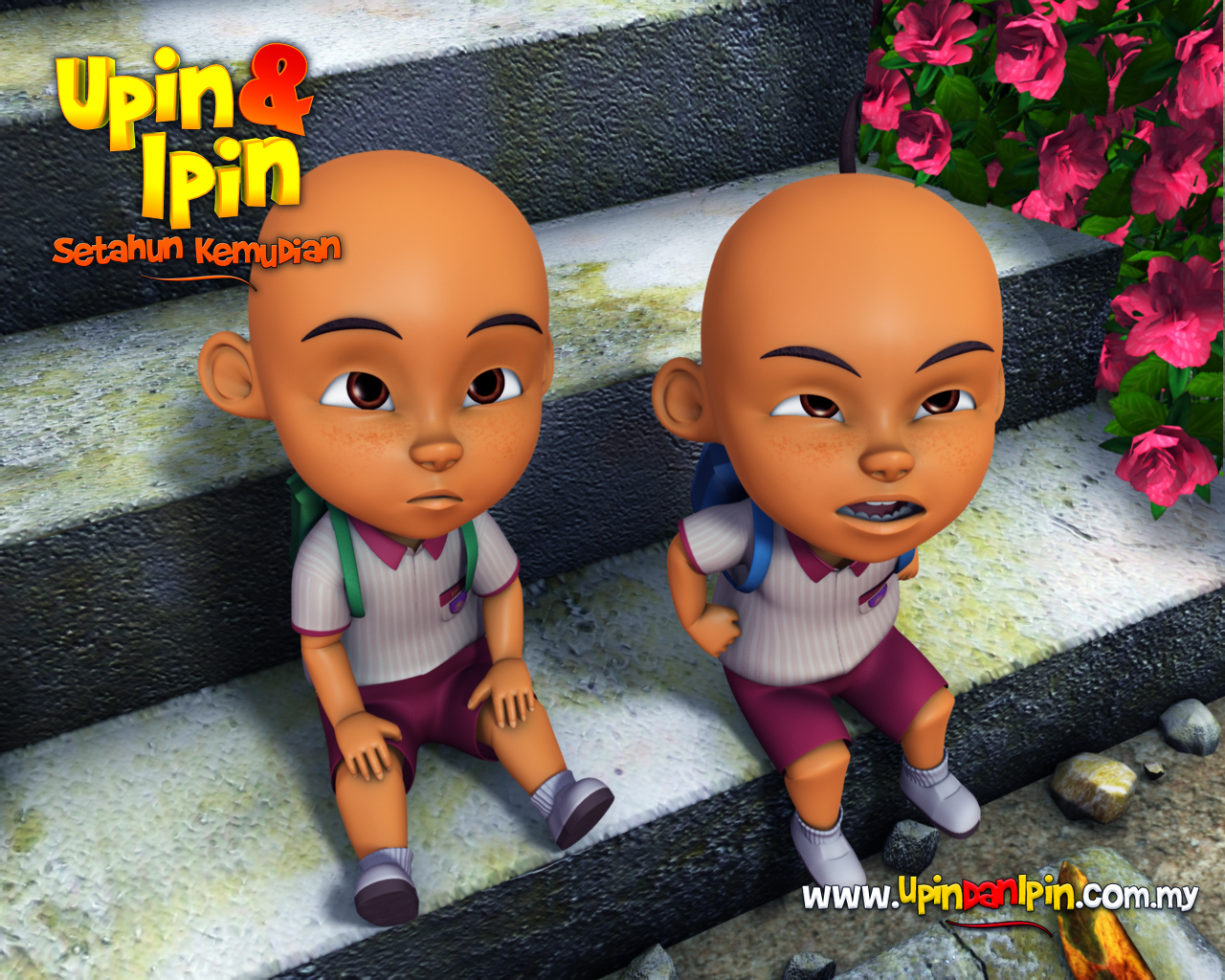 Gambar Animasi Upin Dan Ipin , HD Wallpaper & Backgrounds