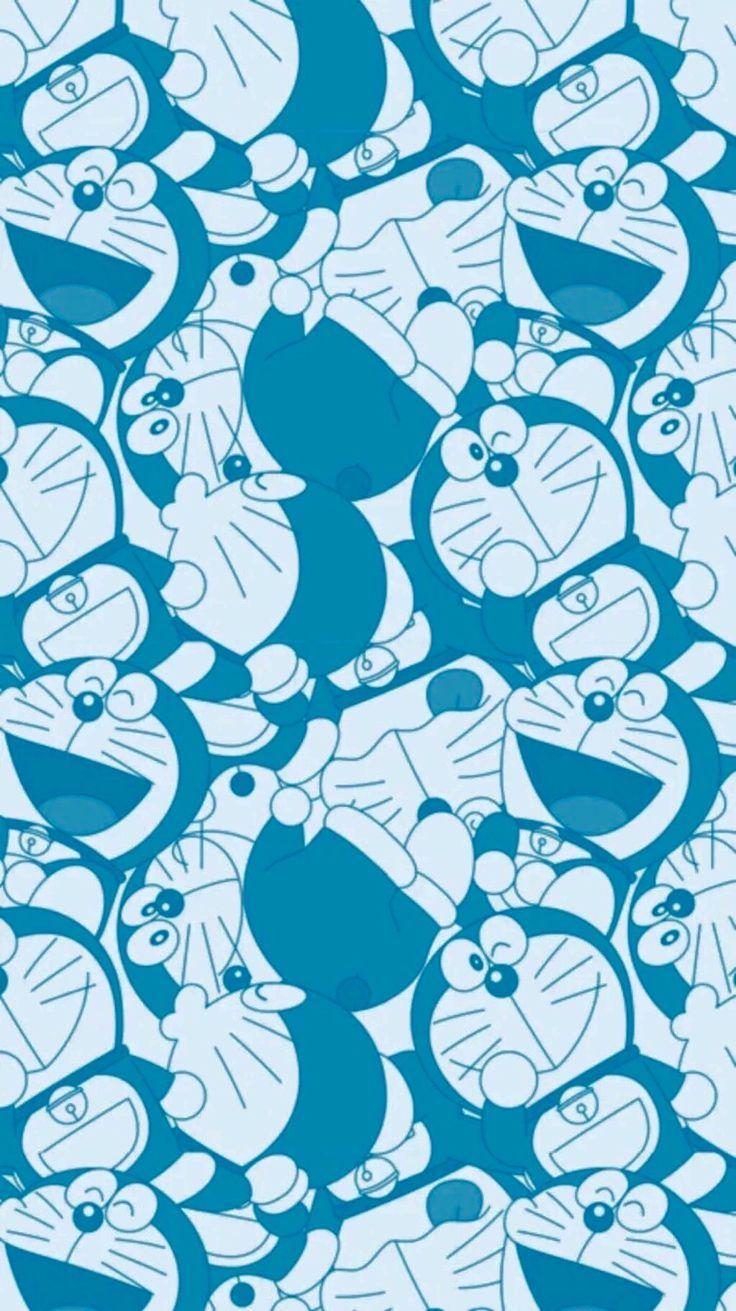 Foto Animasi Doraemon Untuk Dp Bbm Terbaru Dp Bbm Update - Doraemon Pattern , HD Wallpaper & Backgrounds