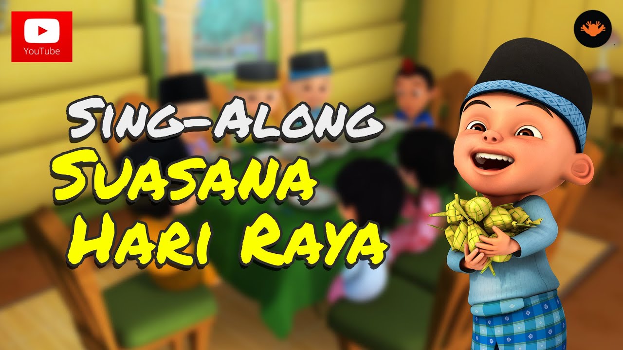 Upin Ipin Suasana Hari Raya Sing Along Hd Youtube - Upin Ipin Hari Raya , HD Wallpaper & Backgrounds
