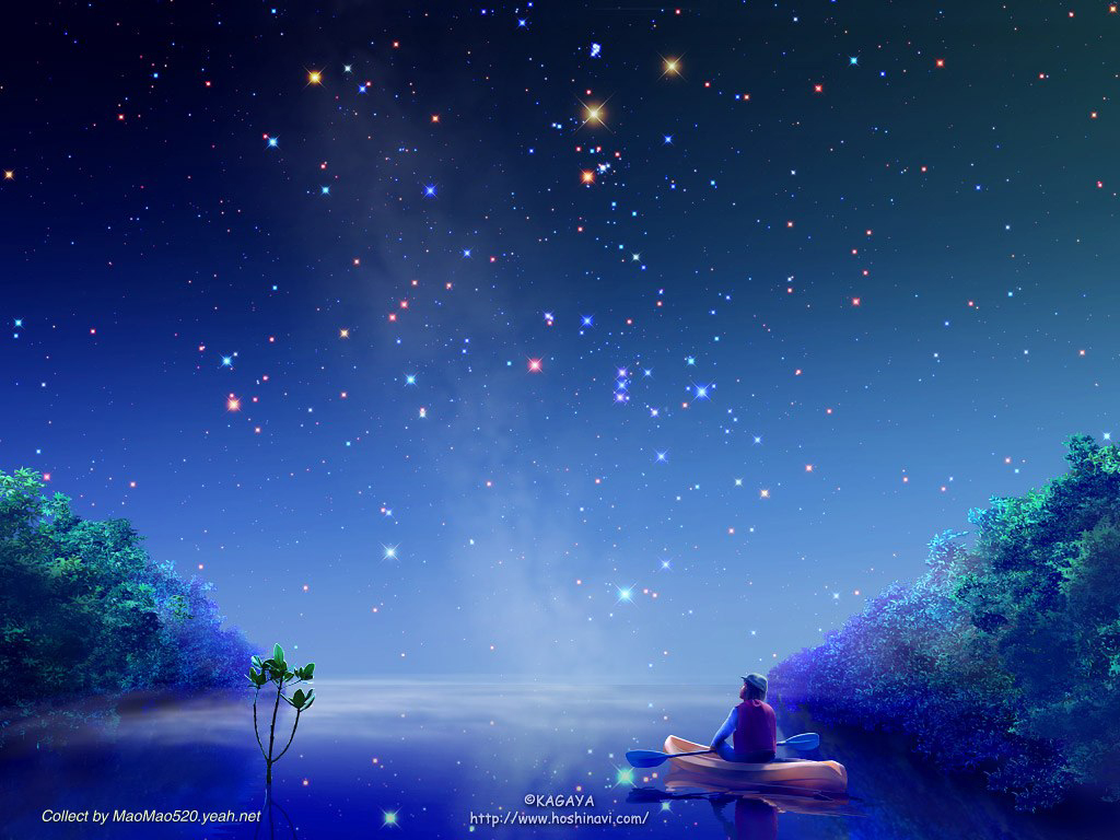 Bintang Malam - Beautiful Night Wallpaper Hd , HD Wallpaper & Backgrounds