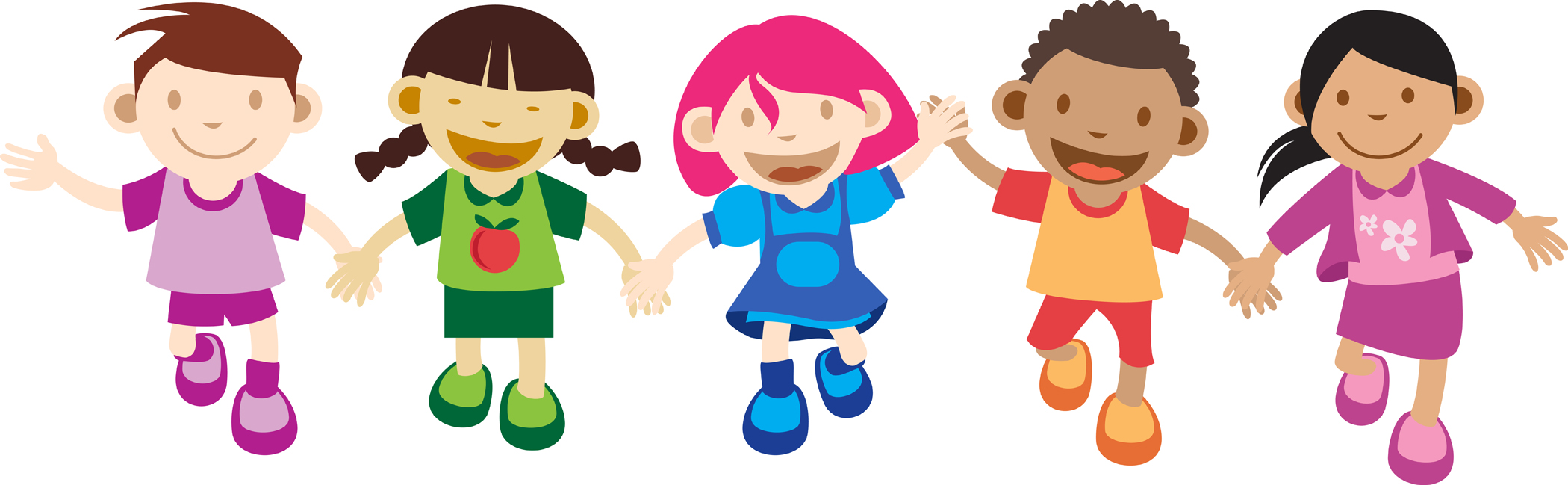 Cartoon Images Of Children Learning Background 1 Hd - 5 Children Clipart , HD Wallpaper & Backgrounds