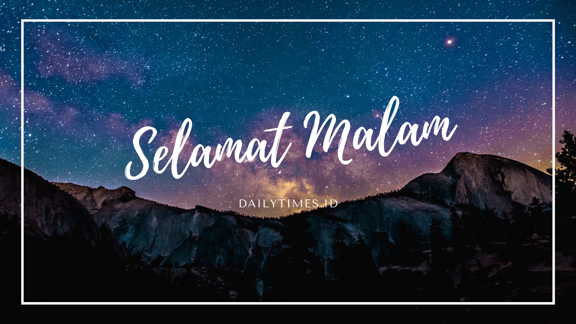 Ini Dia 13 Ucapan Selamat Malam Paling Romantis Untuk - Night Sky Desktop Wallpaper Hd , HD Wallpaper & Backgrounds