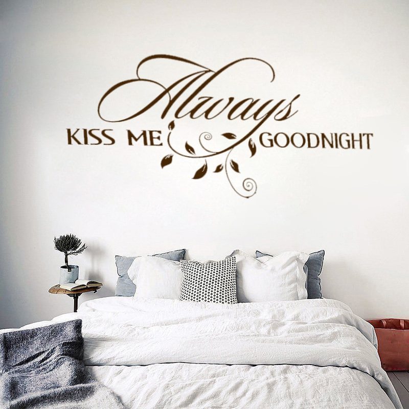 Selalu Kiss Me Selamat Malam W236 Mencintai Seni Dinding - Always Best Care , HD Wallpaper & Backgrounds