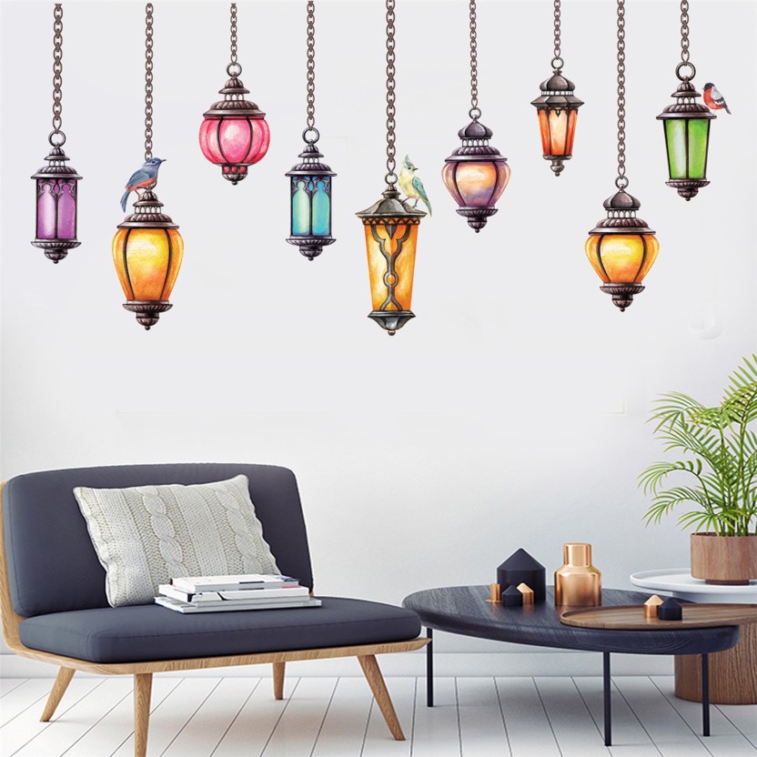 Flipkart Smartbuy Extra Large Pvc Vinyl Sticker - Hanging Lamp Wall Sticker , HD Wallpaper & Backgrounds