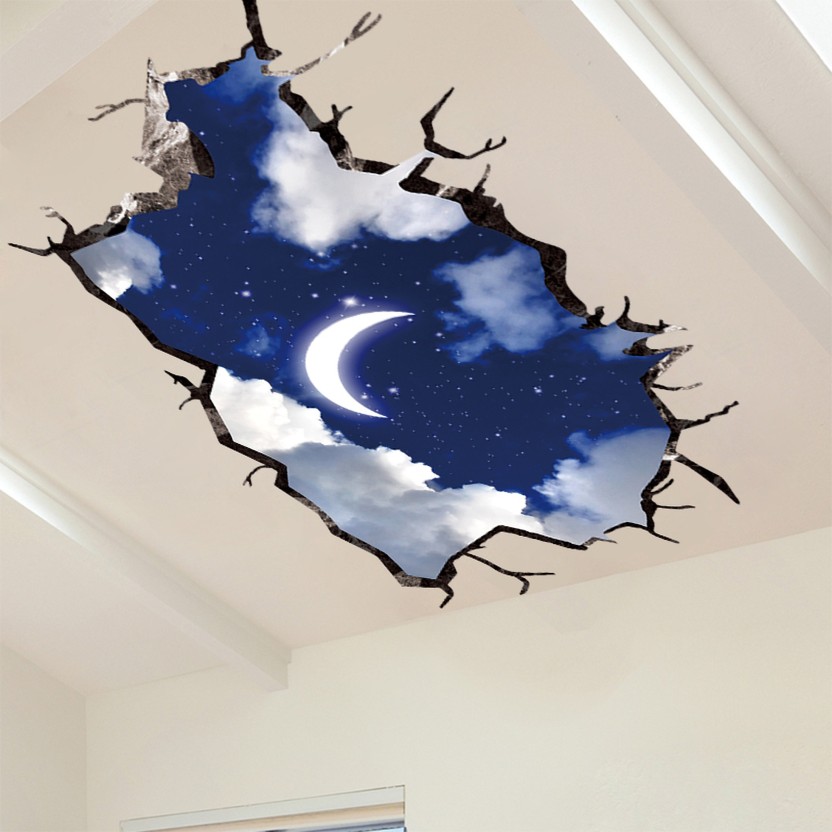 Flipkart Smartbuy Extra Large Pvc Vinyl Sticker Ceiling Stickers