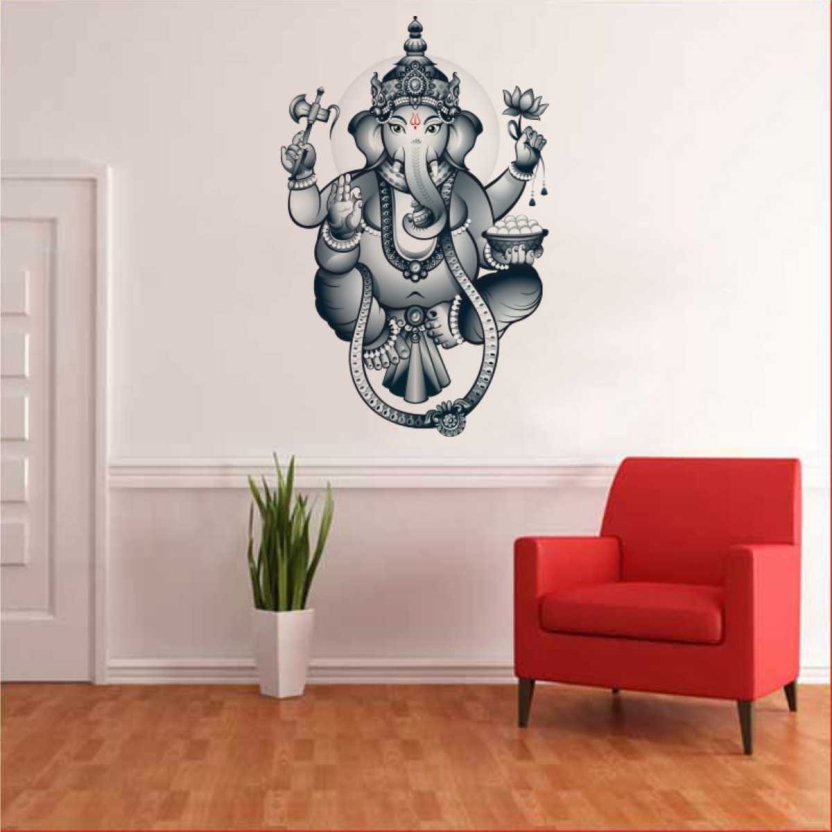 Flipkart Wallpaper - Wall Sticker Of Lord Ganesh , HD Wallpaper & Backgrounds