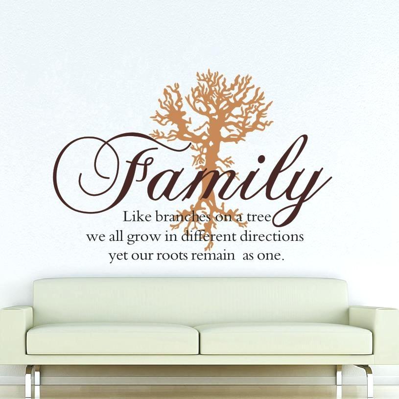 Wall Decal Family Tree Like Branches Art Removable - Family Is Forever , HD Wallpaper & Backgrounds