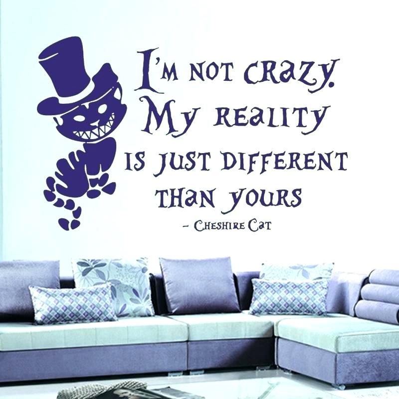 In Wonderland Wall Sticker Cat Quotes Vinyl Decals - Quotes For Room Wall , HD Wallpaper & Backgrounds