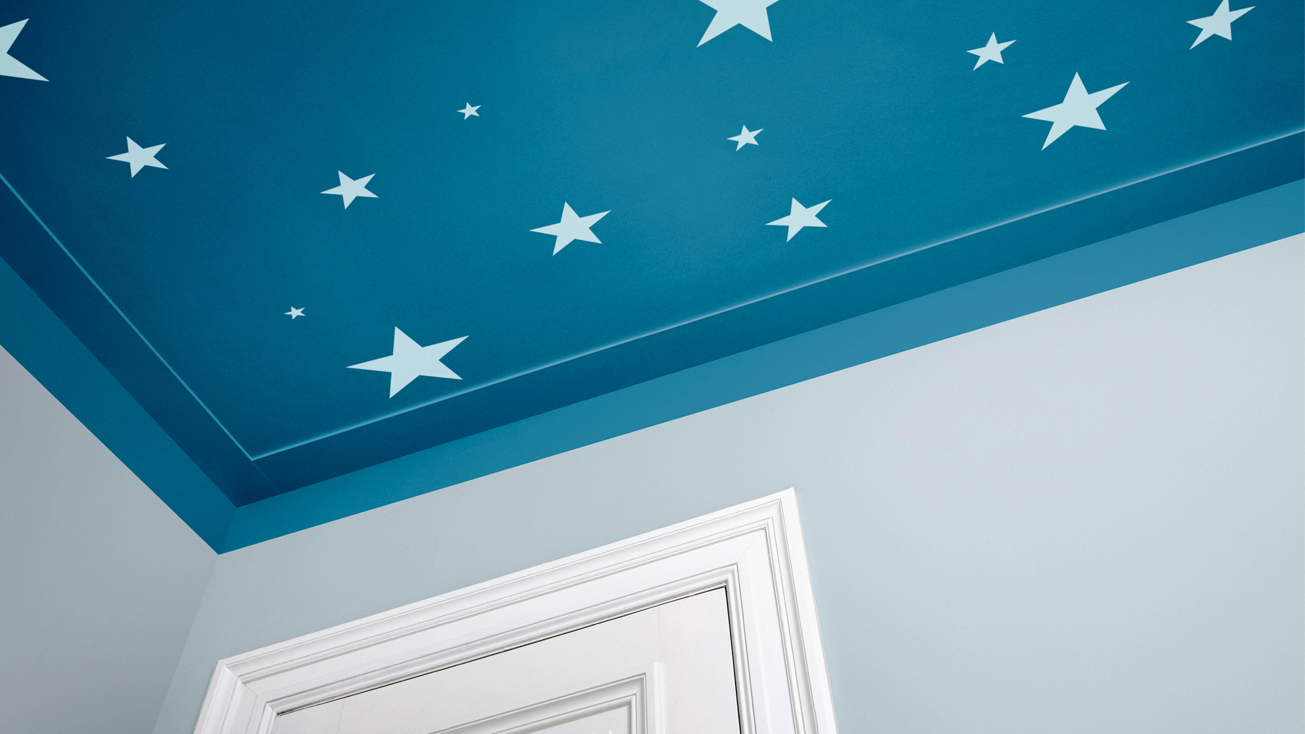 Munculkan Nuansa Langit Di Malam Hari Dengan Lukisan - Four Ceiling Paint , HD Wallpaper & Backgrounds