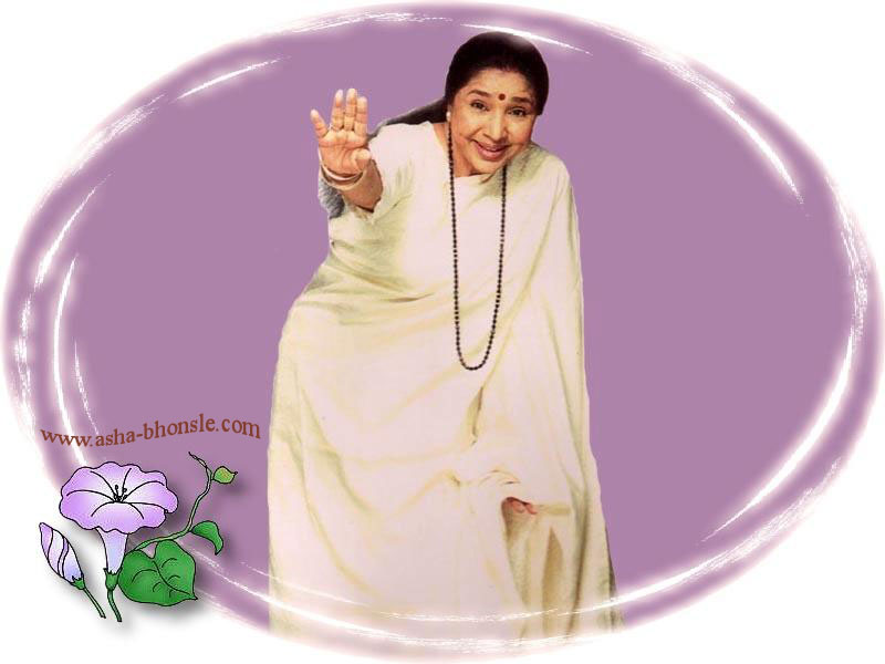 Asha Bhosle Hd Wallpaper - Asha Bhosle Full Hd Image Logo , HD Wallpaper & Backgrounds