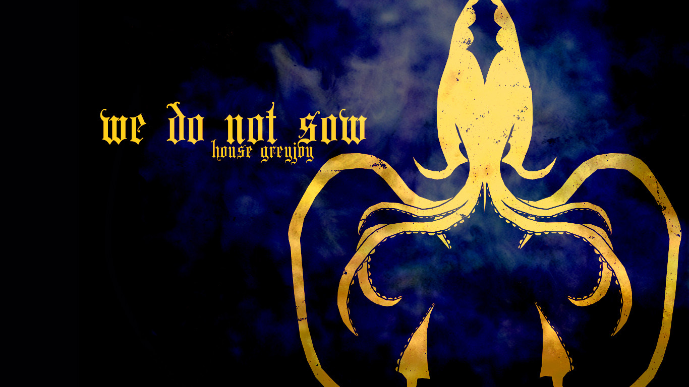 “ Made A House Greyjoy Wallpaper I Rotated The Kraken - Game Of Thrones We Don T Sow , HD Wallpaper & Backgrounds
