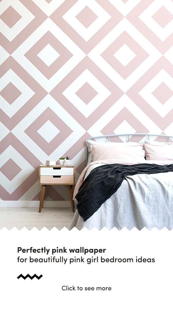 Pink Wallpaper For Bedroom Girls Bedroom Wallpaper , HD Wallpaper & Backgrounds