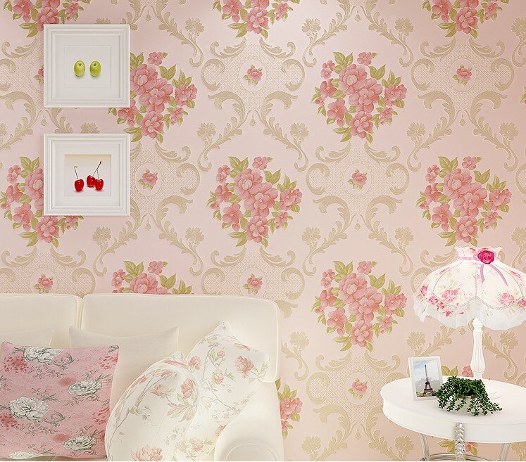 Q Qihang Jardim De Estilo Europeu Wallpaper 3d Não-tecido - Wallpaper , HD Wallpaper & Backgrounds