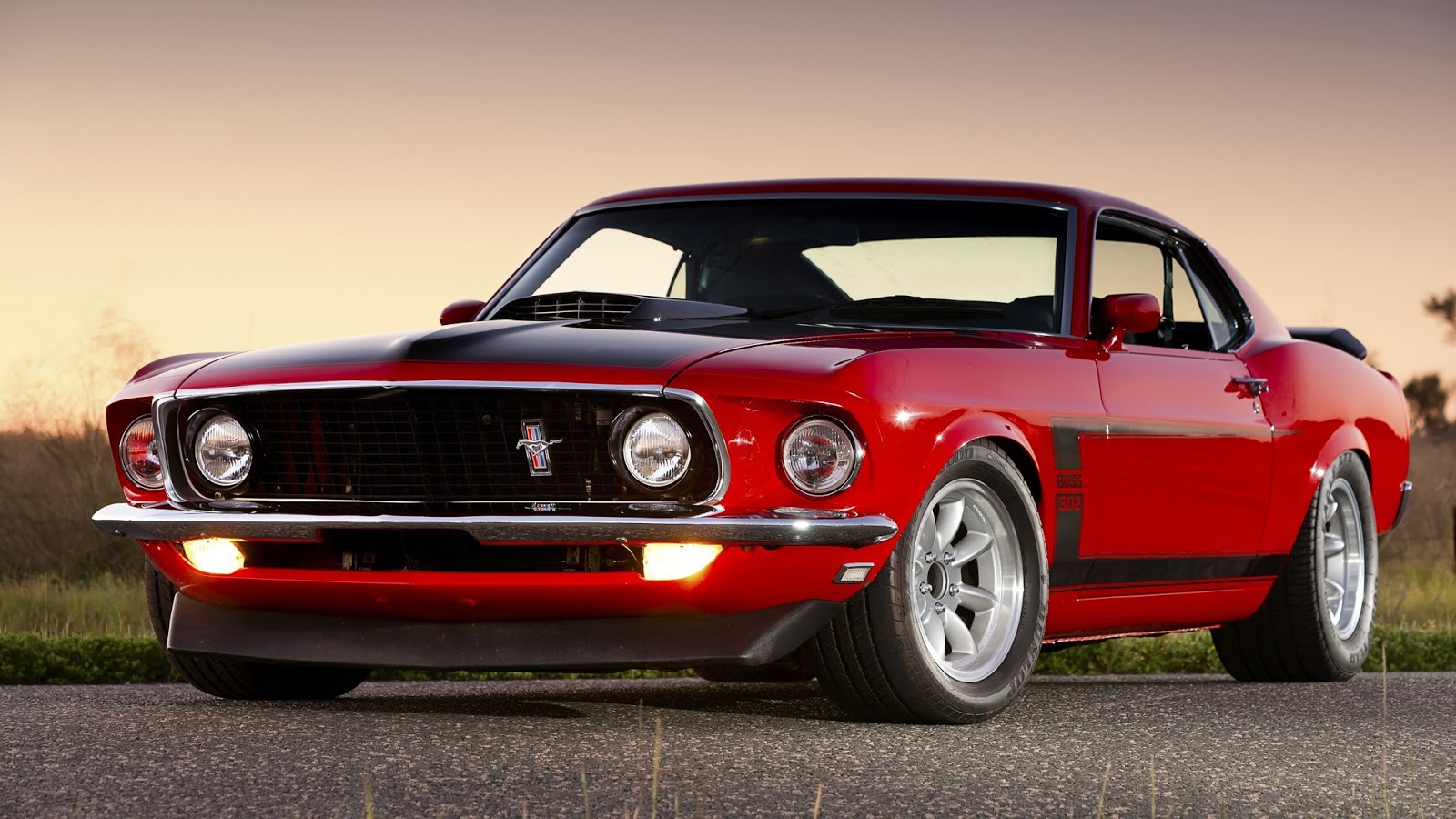 Sports Cars Hd Wallpapers And Best Cool Car 4k Wallpape - 1965 Ford Mustang Boss 302 Red , HD Wallpaper & Backgrounds