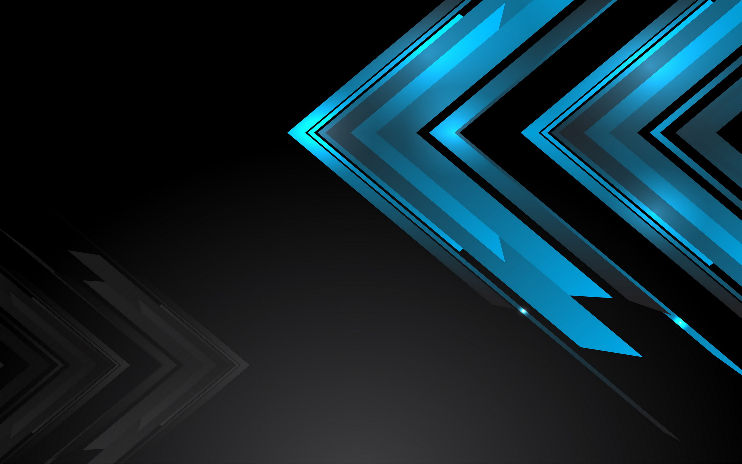 Hd Black And Blue Backgrounds - Vector Abstract Black Background , HD Wallpaper & Backgrounds