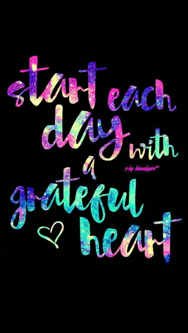 Grateful Heart Galaxy Iphone & Android Wallpaper I - Calligraphy , HD Wallpaper & Backgrounds