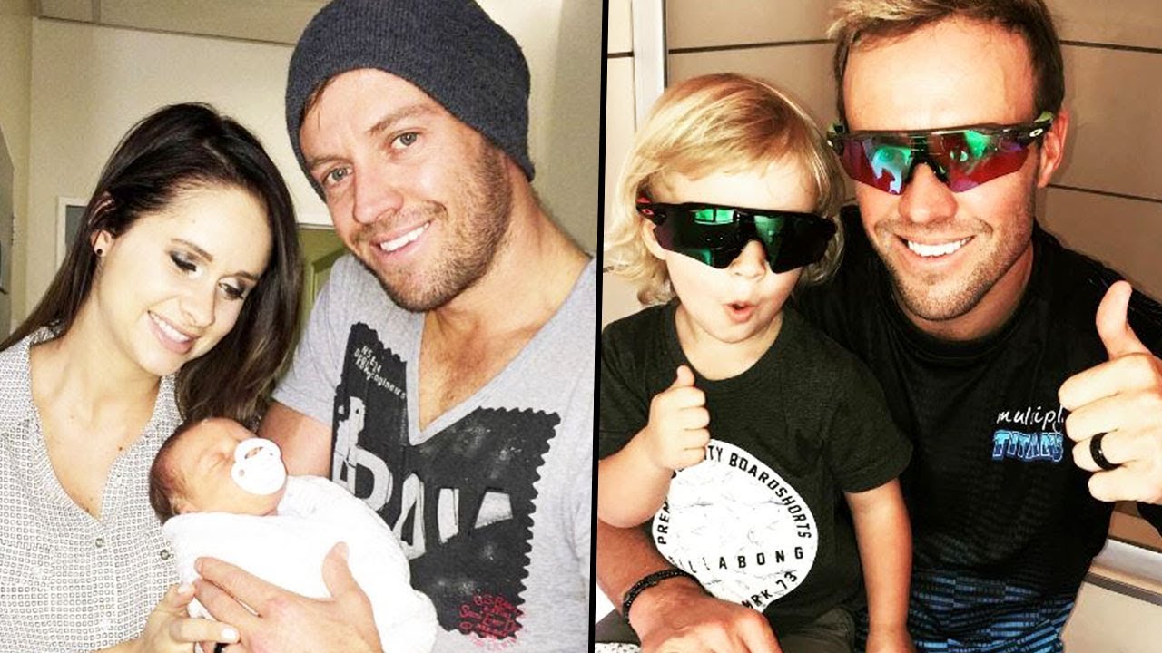 Ab De Villiers Family Photos With Wife, Sons, Father, - Ab De Villiers With Family , HD Wallpaper & Backgrounds
