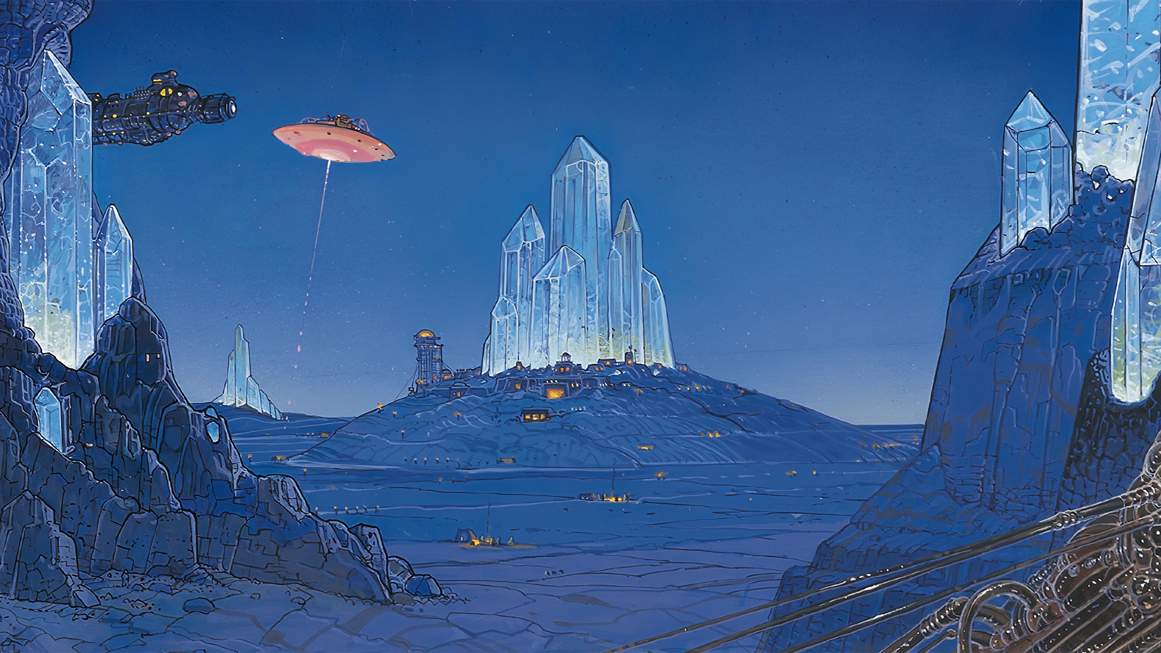 Crystal Shards Wallpaper - Moebius The Time Masters , HD Wallpaper & Backgrounds