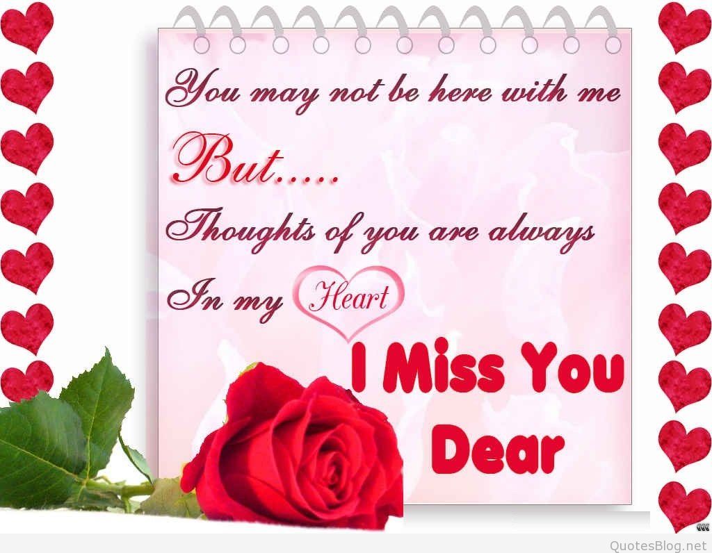 I Miss You Quotes And Sayings For Her - Miss You So Much Dear , HD Wallpaper & Backgrounds