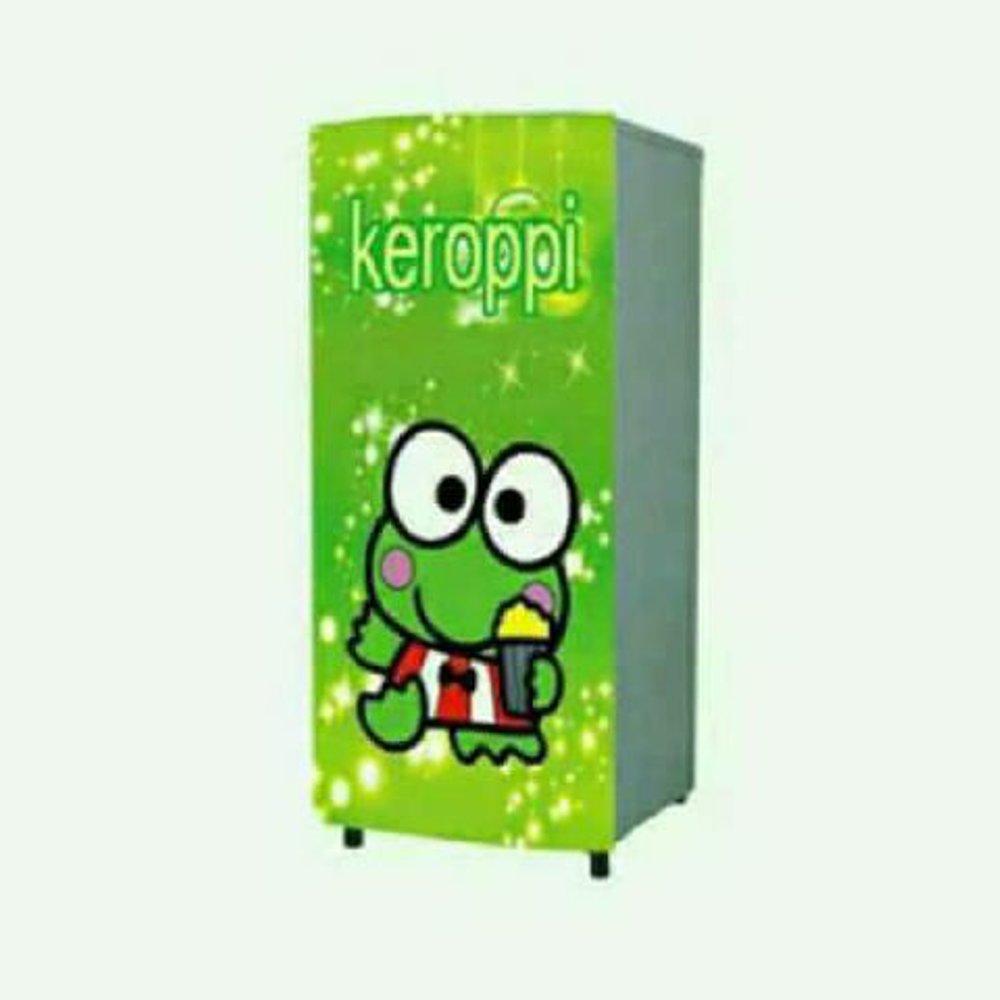 Wallpaper Kulkas 1 Pintu Karakter Keroppi Ads - Stiker Kulkas 1 Pintu Keropi , HD Wallpaper & Backgrounds