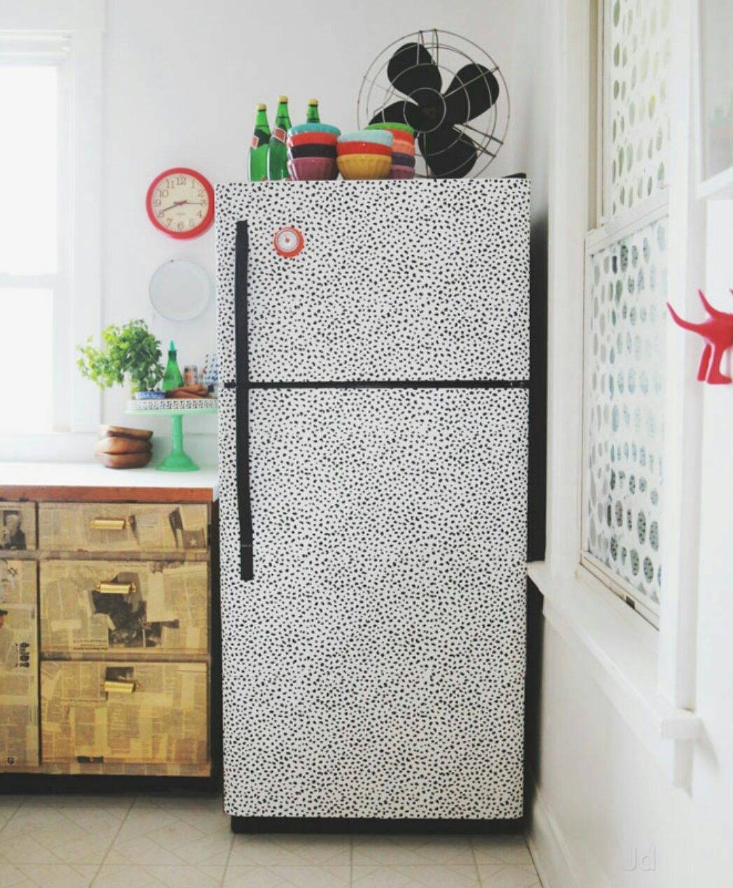 Kertas Dinding Dekorasi Kulkas - Refrigerator Decoration Ideas , HD Wallpaper & Backgrounds