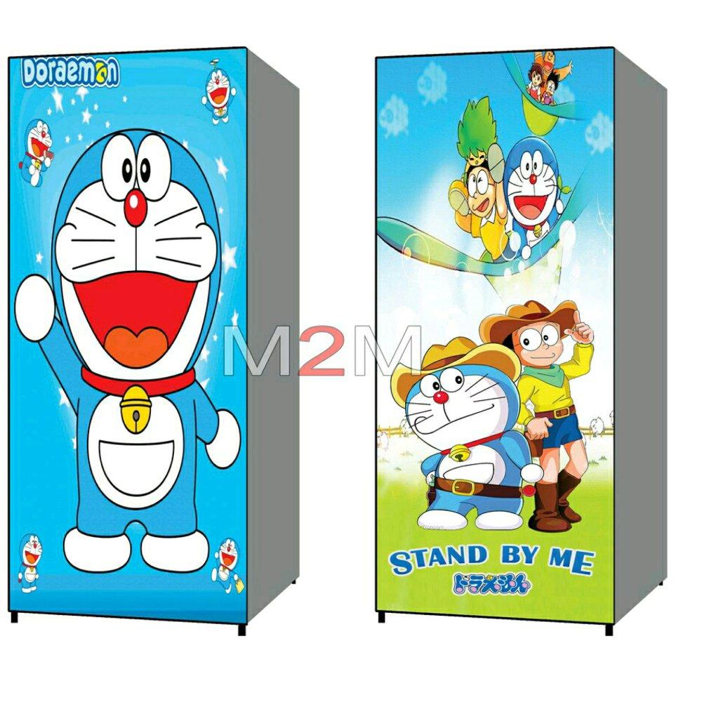 Wall Stiker Kulkas 1 Pintu Wallpaper Kulkas 1 Pintu - Stiker Kulkas Doraemon , HD Wallpaper & Backgrounds