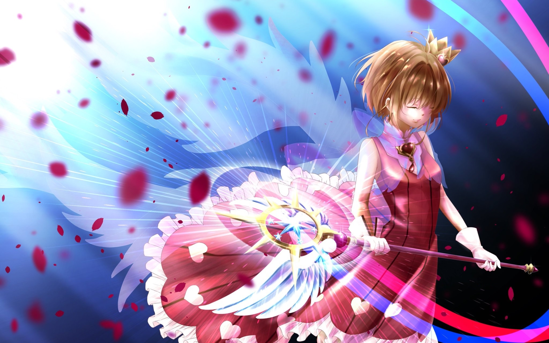 Sakura Kinomoto, Magic Wand, Huvudpersonen, Klämmor, - Cardcaptor Sakura Clear Card Hen , HD Wallpaper & Backgrounds