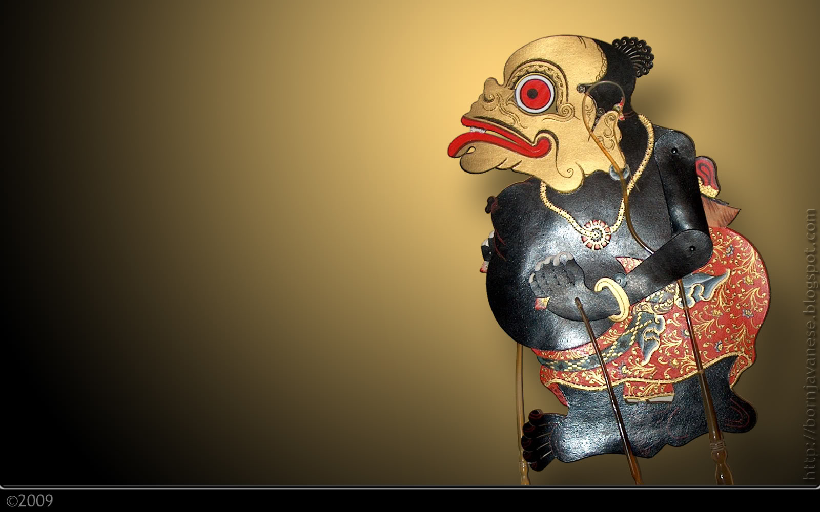 Wallpaper Wayang Kulit Jawa - Background Ppt Tema Wayang , HD Wallpaper & Backgrounds