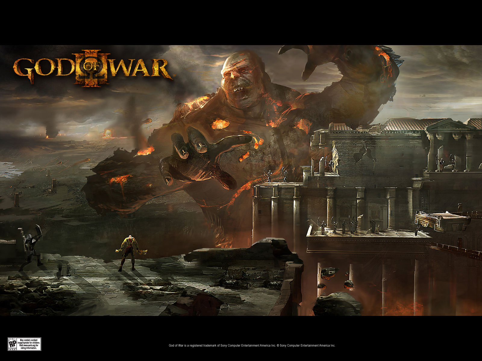 God Of War 3 Titan , HD Wallpaper & Backgrounds