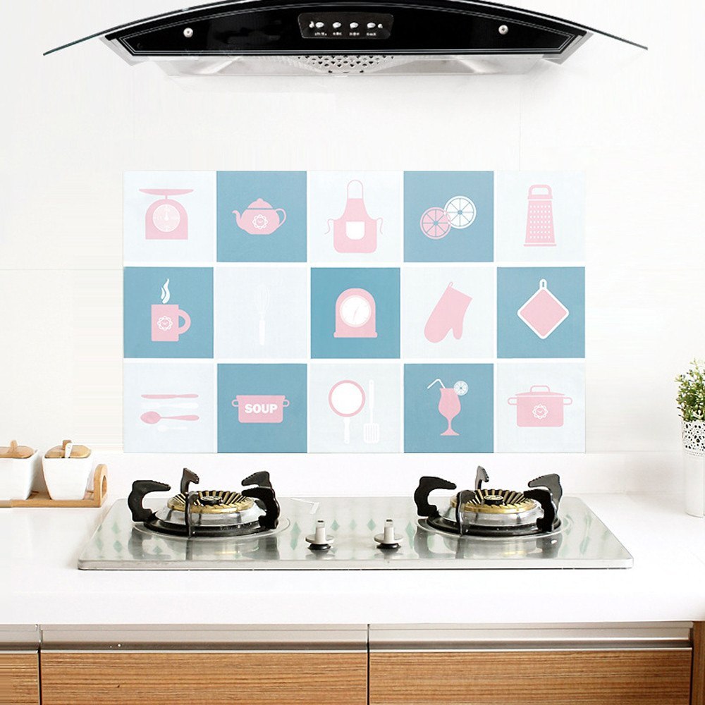 Tips Memasang Wallpaper Dinding Dapur Anti Minyak - Cucina Adesivi Murali , HD Wallpaper & Backgrounds