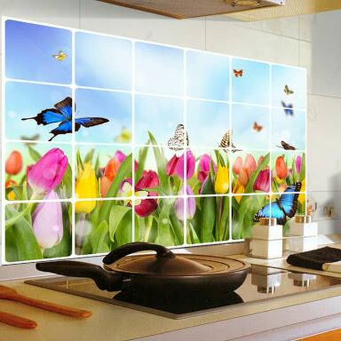 Walpaper Dapur Anti Minyak Wallpaper Dapur Anti Minyak - Butterflies In A Field , HD Wallpaper & Backgrounds