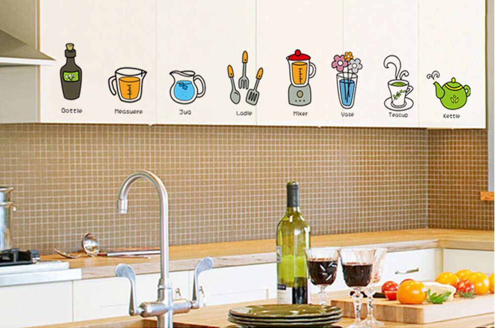 Wallpaper Untuk Dapur - Kids Kitchen Wall Stickers , HD Wallpaper & Backgrounds