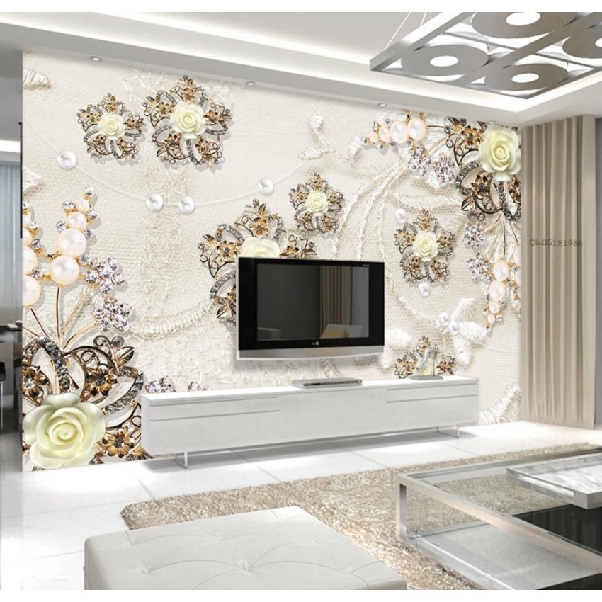 Europea Luxury Wallpapers For Living Room Print Photo - Duvar Kağıtlı Oturma Odaları , HD Wallpaper & Backgrounds