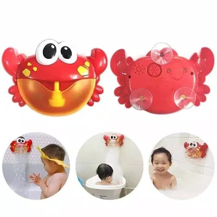 Mainan Mandi Anak Bubble Maker Crab Bath Time Toy Kepiting - Bubble Big Crab , HD Wallpaper & Backgrounds