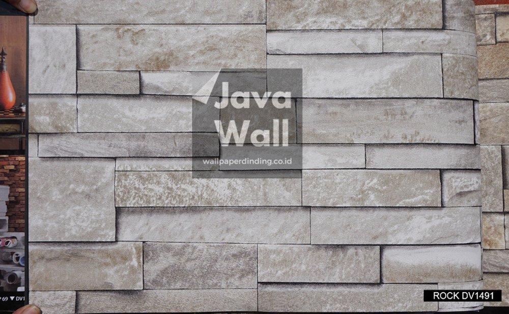 Wallpaper Dinding Rock Dv1491, Motif Batu Bata Warna - Texture Map Batu Alam , HD Wallpaper & Backgrounds