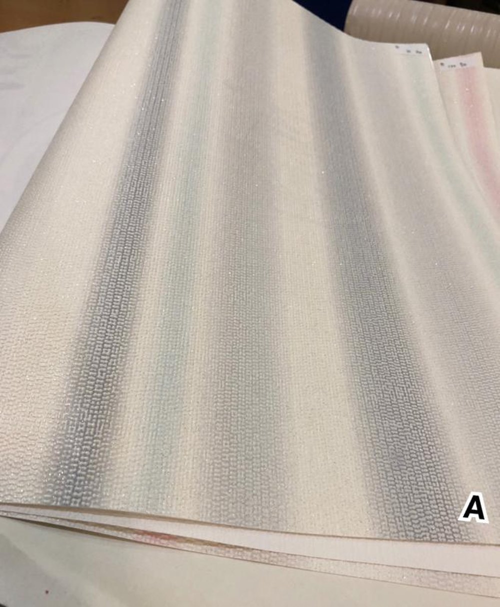 Wallpaper Dinding Murah Garis Minimalis Gradasi Warna - Tablecloth , HD Wallpaper & Backgrounds