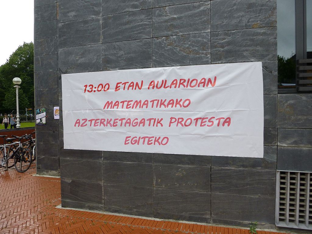 2016 Selektibitatea Matematika Azterketa Protest - Banner , HD Wallpaper & Backgrounds