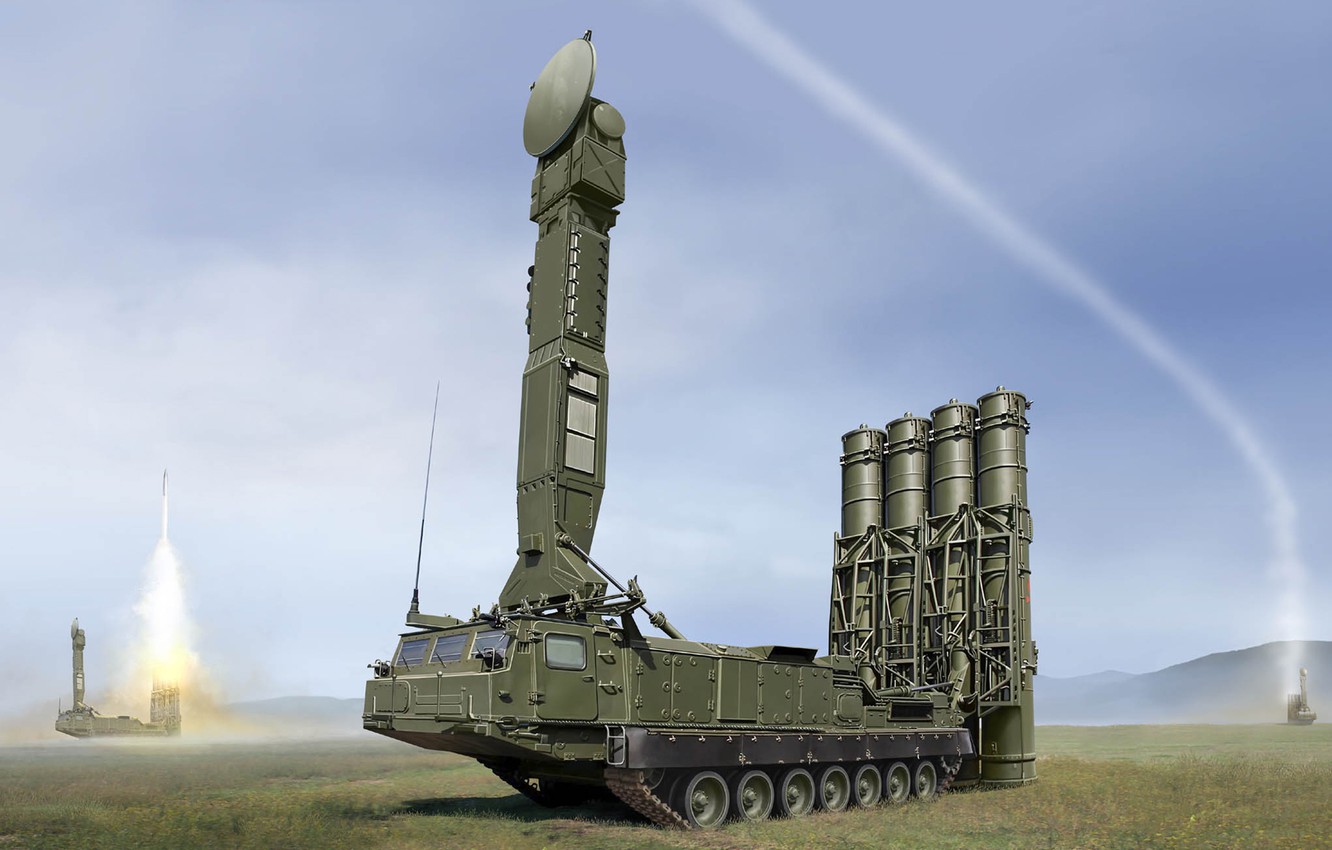 Photo Wallpaper Defense, Anti-aircraft Missile System, - Russian S 300v 9a83 Sam 1 35 Trumpeter , HD Wallpaper & Backgrounds