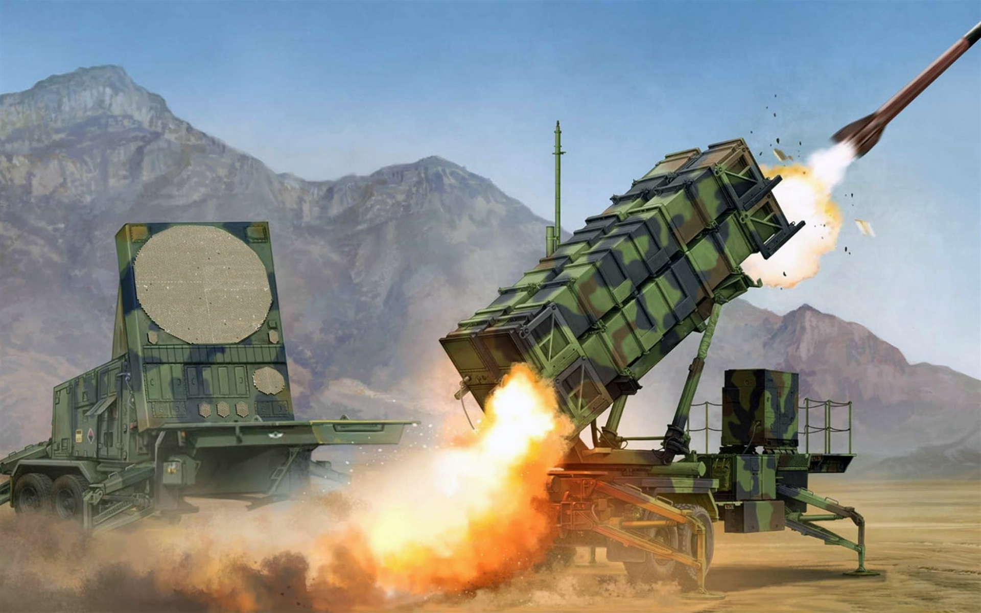 Mim 104 Patriot, Surface To Air Missile System, American - Patriot Missile , HD Wallpaper & Backgrounds