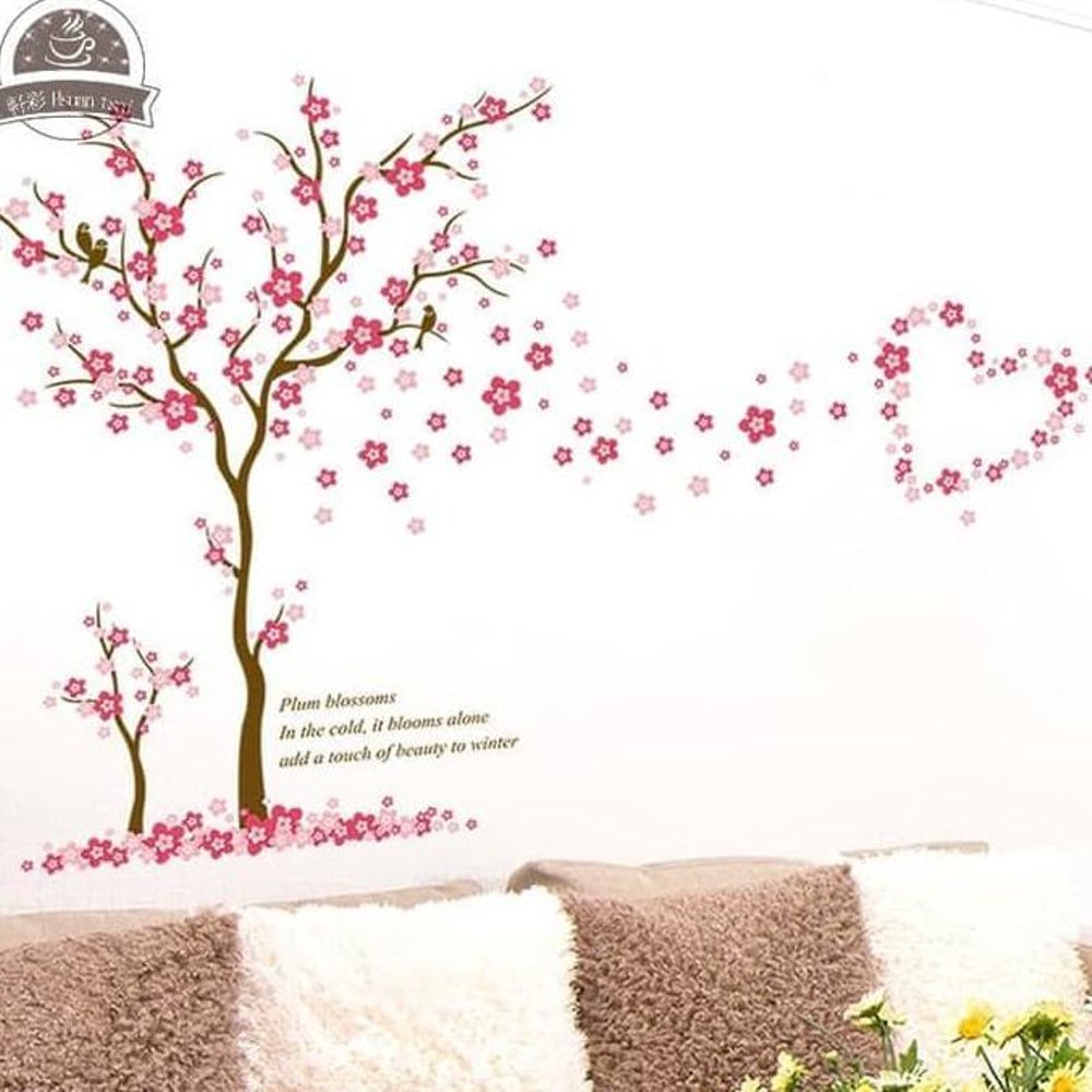 Sticker Dinding Stiker Pohon Sakura Wallpaper Walpaper - Wall Murals For Teenage Girl , HD Wallpaper & Backgrounds